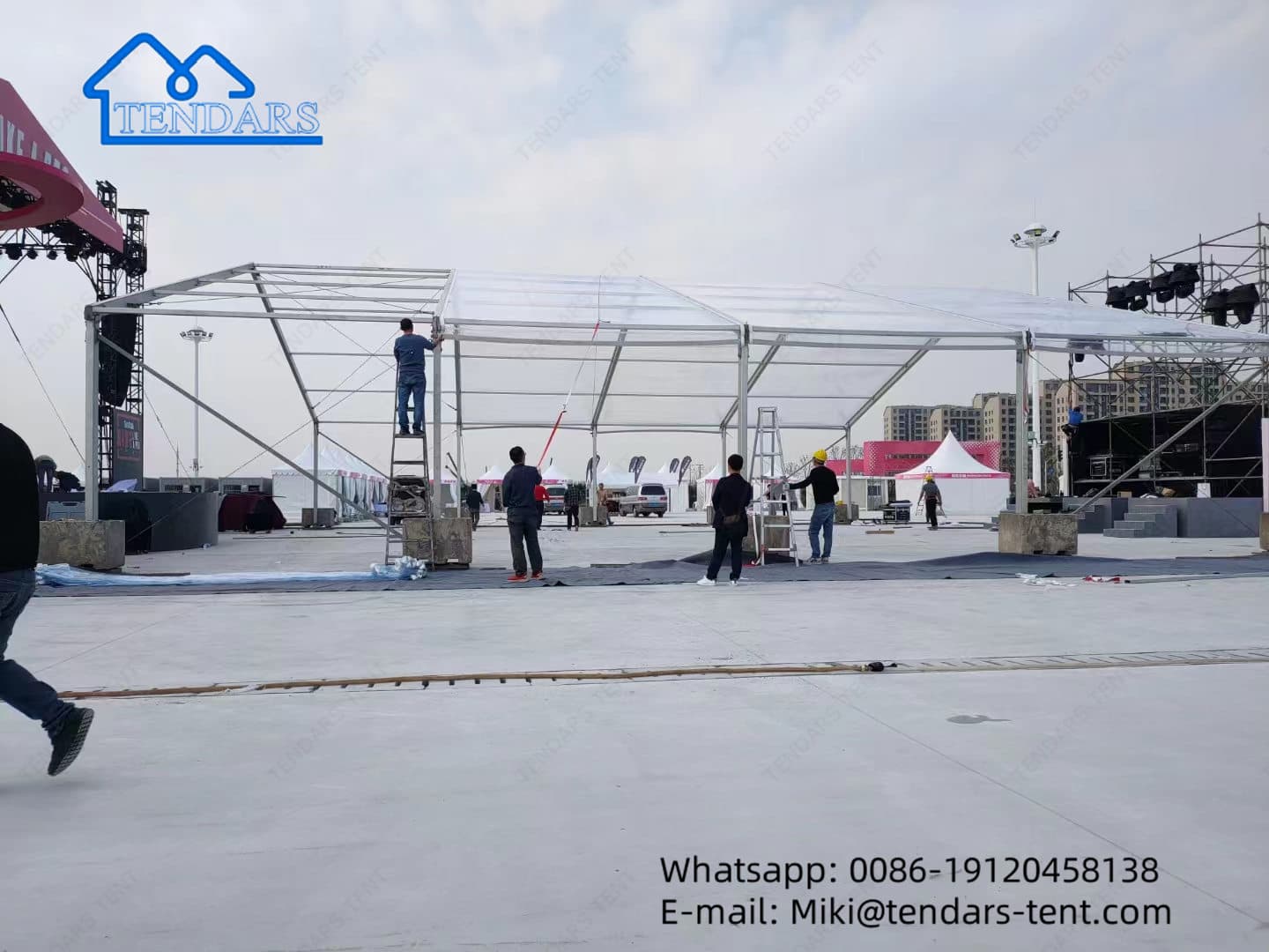 large glass stage tent large glass stage tent