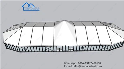 Tienda de campaña poligonal